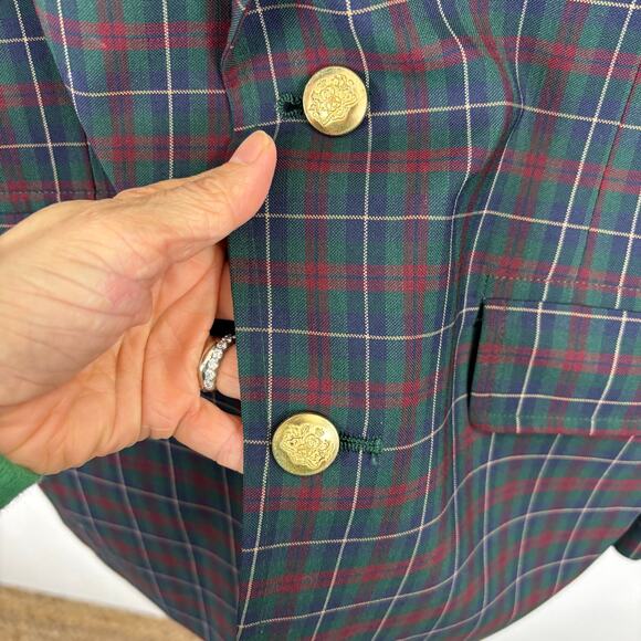 Vintage Gant Plaid Blazer - Picture 6 of 8